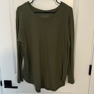 American Eagle Waffle Soft & Sexy Plush Shirt